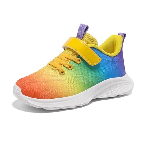 Image of Generisch 2026 Girls' Trainers Sporty Running Walking Shoes for Toddlers, multicoloured, 1 UK