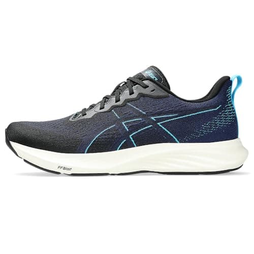 Image of ASICS 1011B697-003 DYNABLAST 4 Men Black/Blue Expanse UK 9.5