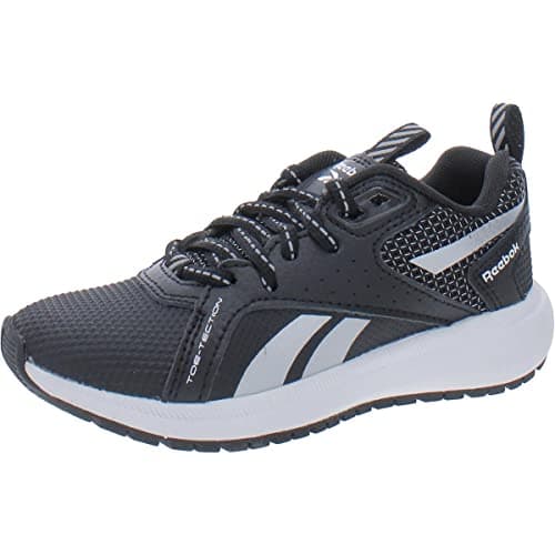 Image of Reebok Boy's Durable XT Running Shoe, Black/Silver Metallic/White, 13 Little Kid