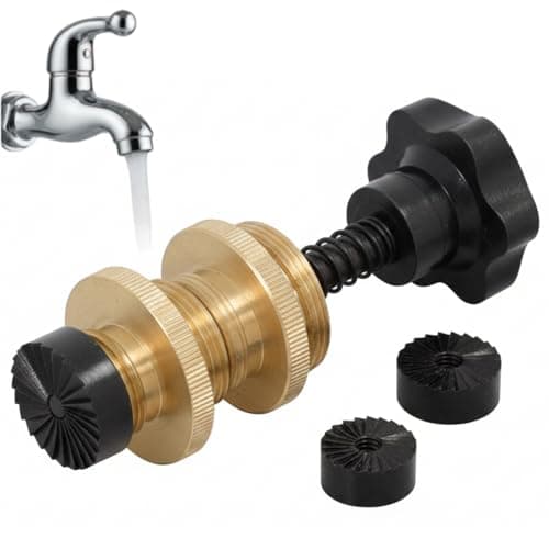 Image of Tap Reseater Tool Kit 1/2" & 3/4" – Universal Tap Seat Grinder Multi-Size Tap Reseating & Thread Repair Tool for Plumbing Maintenance & Leak Repair for Bathroom & Kitchen Taps