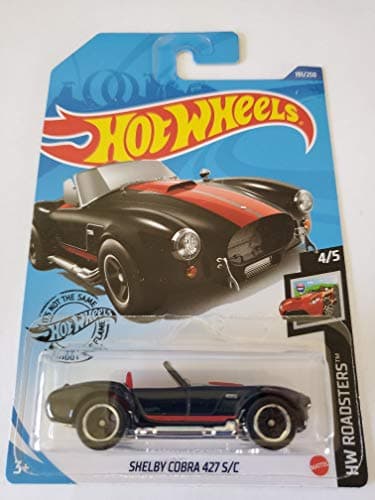 Image of Hot Wheels 2020 Hw Roadsters Shelby Cobra 427 S/C, Black 191/250