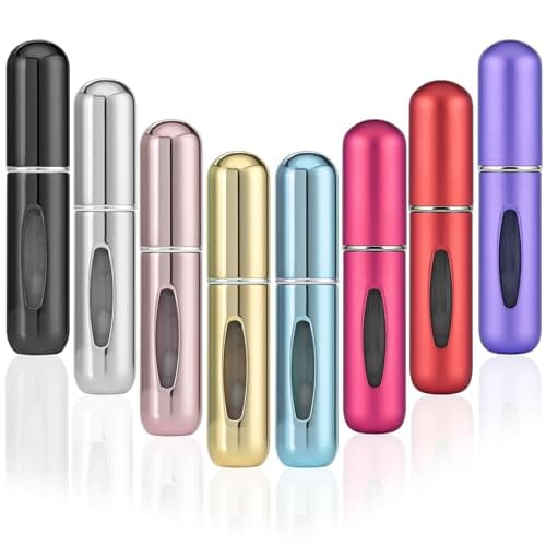 Image of MBSIVSA 8PCS Travel Perfume Bottle, 5ML Mini Perfume Bottle, Perfume Atomiser for Luggage, Aftershave, and Holiday