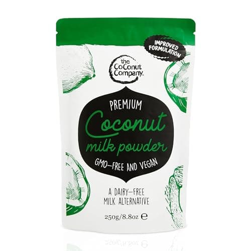 Image of Organic Coconut Milk Powder 250g - Dairy-free & Gluten-free - Pure - Vegan - 65% coconut oil - powdered coconut milk - high in lauric acid