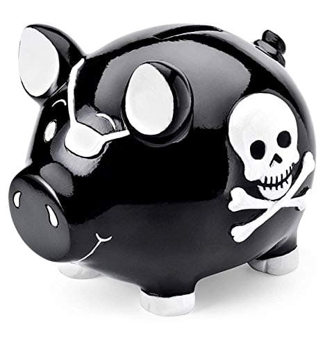 Image of Mousehouse Gifts - Pirate-Themed Piggy Bank for Treasure-Loving Children, Pirate Money Box Gift for Boys and Girls (L)