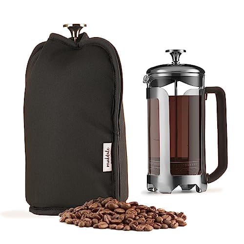 Image of Muldale Cafetiere Cosy Warmer French Press Insulator 8 Cup - Perfect Heat Retention 25.5cm x 24.5cm