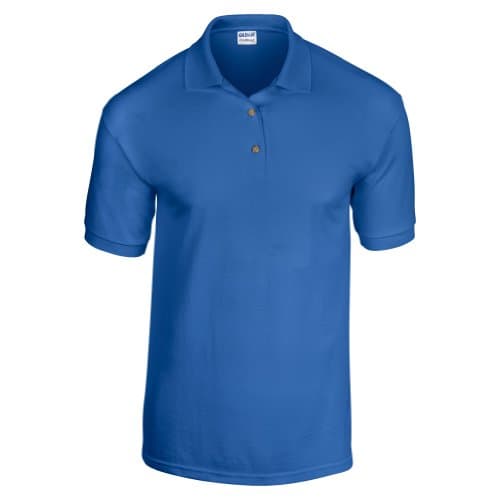 Image of Gildan Adult DryBlend Jersey Short Sleeve Polo Shirt (XL) (Royal)