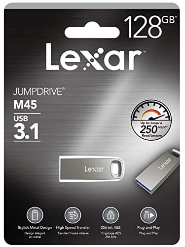 Image of Lexar JUMPDRIVE M45 128GB USB 3.1 SILVER CASING 128Gb