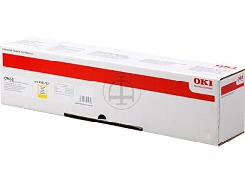 Image of OKI Original OKI C 9655 Series (43837129) - Toner Yellow - 22,000 Pages