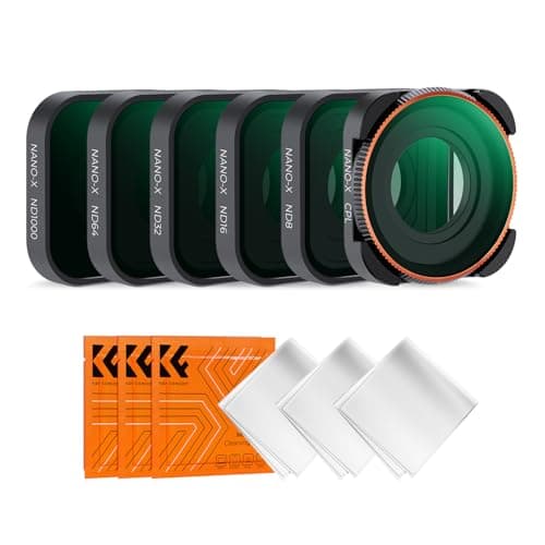 Image of K&F Concept CPL, ND8, ND16, ND32, ND64, ND1000 Filters Compatible with Gopro Hero 13 12 11 10 9,Multi-layer Coating Optical Glass Polarizing Neutral Density