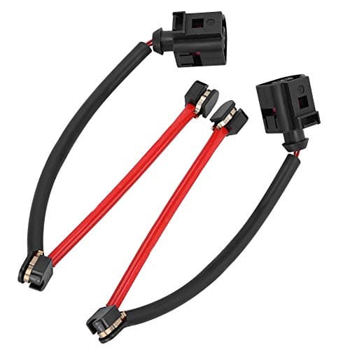 Image of 1 Pair Rear Brake Pad Wear Sensor for Audi Q7 7L0 (OE: 7L0907637C) | Wear Warning Indicator Replacement | Genuine Equivalent Quality