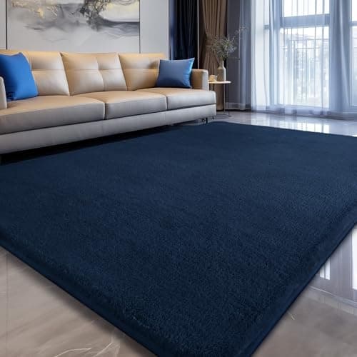 Image of Sour Lemon Carpet Rug Living Room Large 120 x 170, Grey for Bedroom Washable Anti Slip Fluffy Shaggy Cream Area Carpets Extra Large for Kids Room