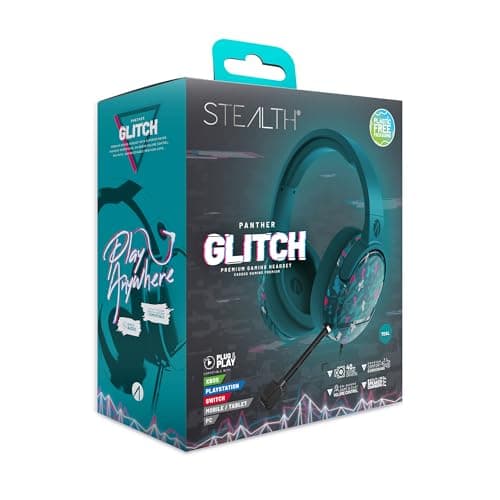 Image of STEALTH PANTHER Headset Range (Glitch Teal)