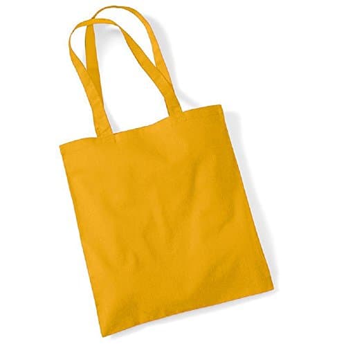 Image of Westford Mill W101 Bag for Life - Long Handles - Mustard