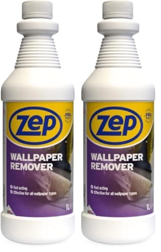Image of Zep Wallpaper Remover -1L Concentrated Solution Makes 10L (Pack of 2)