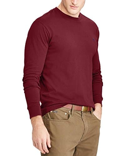 Image of Polo Ralph Lauren Men's Long Sleeve Crew Neck Pony Logo T-Shirt
