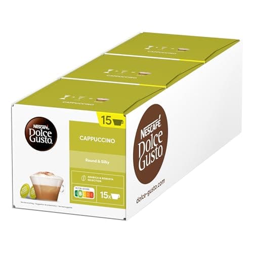 Image of NESCAFÉ DOLCE GUSTO Cappuccino Coffee Pods (Total 45 Servings)