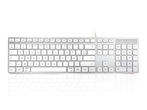 Image of Accuratus 301 MAC FRENCH - USB Full Size Apple Mac Multimedia Keyboard with Square Keys