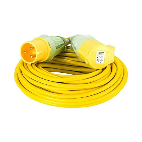 Image of Defender E85249 25 m 32 A 2.5 mm 110 V Extension Lead Cable - Yellow