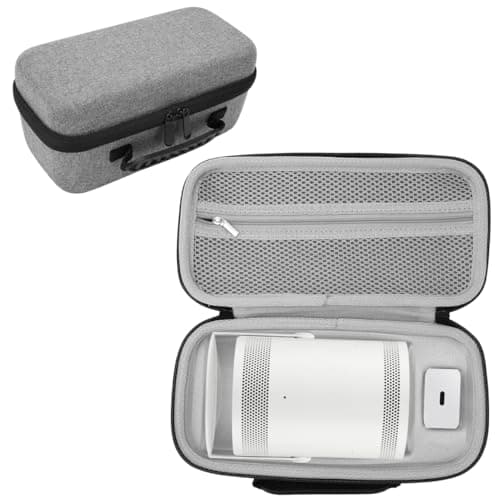 Image of Projector Carrying Case for Samsung Freestyle projector case Compatible with The Freestyle Projector & The Freestyle 2nd Gen Portable Projector 360° All-Round Mini Projector Case Hard Storage Case