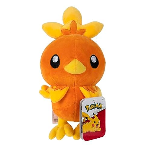 Image of JAZWARES Jazwares Pokemon 8'' Plush Toy Torchic, Multicolor, (95217JAZ_FLEMMLI)