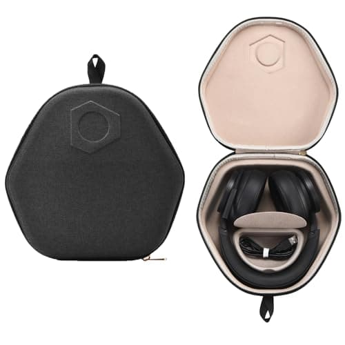 Image of Hzycwgone Hard Case for Xbox Wireless Gaming Headset,Portable Travel Carrying Cover Storage Bag Accessories for Xbox Series X/Series S/Xbox One 2024 Headphones & Cable(Black)
