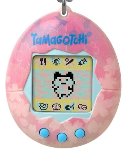Image of TAMAGOTCHI Bandai Original Sakura Digital Pet | Nurture And Raise The Original Electronic Pet Japanese Kids Toys For Girls And Boys Make Great 90s Retro Gifts