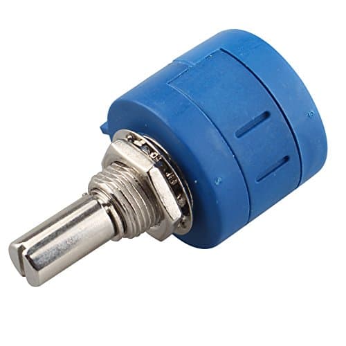 Image of HALJIA 3590S-2-103L Potentiometer Module 10K Ohm 10-Turn Rotary Wire Wound Precision Potentiometers Set Kit