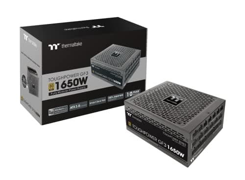 Image of Thermaltake Toughpower GF3 1650W ATX 3 Native PCIE 5 100% Japanese Capacitors 80 Plus Gold Fully Modular PC Power Supply