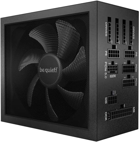 Image of be quiet! Dark Power 13 1000W power supply, ATX 3.0, 80 PLUS Titanium, full support for PCIe 5.0 GPUs, Silent Wings fan, virtually inaudible operation, overclocking key, modular cable management