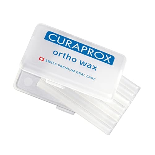 Image of Curaprox Ortho Wax – Braces Care | Protects Gums from Bracket Injuries | 7 Wax Strips | Designed in Switzerland