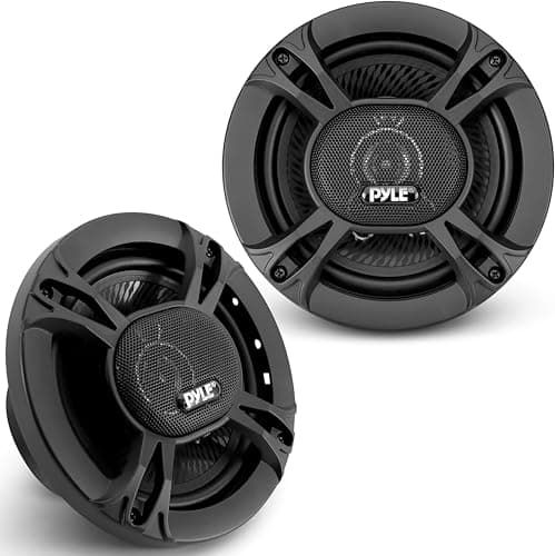 Image of Pyle Car Stereo Speakers 300W 3-Way – 16.51 cm Triaxial Loudspeakers, Universal OEM Replacement for Vehicle Door/Side Panel, Pro Audio Sound, Black (Pair)