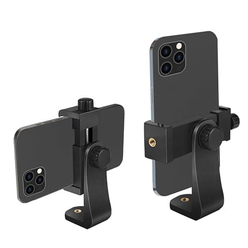 Image of Ailun Tripod Phone Mount Holder Head Standard Screw Adapter Rotatable Digtal Camera Bracket Selfie Lens Monopod Clamp Adjustable Mount for Ring Light Camcorder,Compatible for Most Cellphones
