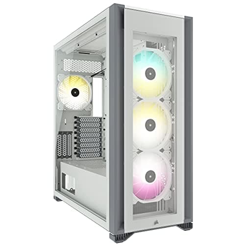 Image of Corsair iCUE 7000X RGB Full Tower ATX PC Case, White