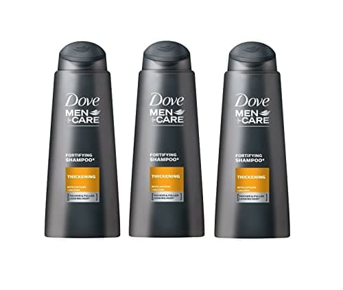 Image of Dove Men+Care Thickening Shampoo for Fine and Thinner Hair, Pack of 3 x 250 ml
