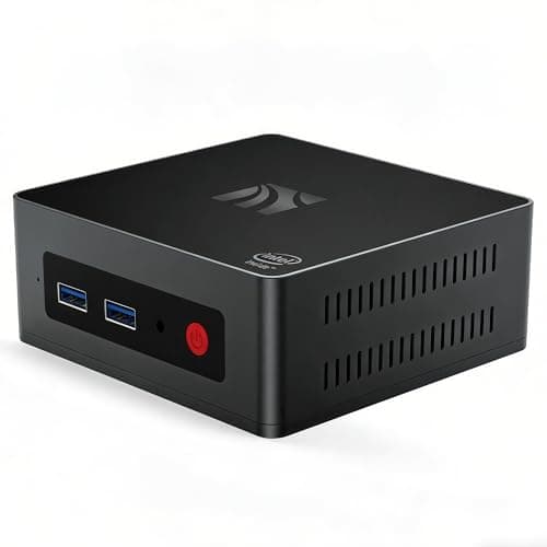 Image of AUNEK Mini PC Windows 10 Pro J4125 Quad Core 2.7GHz Processor 8GB LPDDR4X RAM 128GB SSD Desktop Computer Support 4K Dual HDMI Output Gigabit Ethernet WiFi 2.4G 5.8G