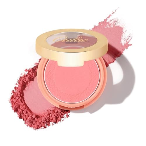 Image of Oulac Pink Blushers for Cheeks Make up, Powder Blush For High-Pigment Colour, Long-Lasting Fade & Sweat Resistant, Vegan & Cruelty-Free, N13 Petal Blossom