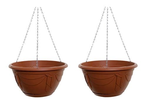 Image of Products Mall 2 x Round Terracotta Modern Hanging Planter