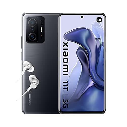 Image of XIAOMI 11T 5G - Smartphone 8+256GB, 6,67” 120Hz AMOLED flat DotDisplay, MediaTek Dimensity 1200-Ultra, 108MP pro-grade camera, 5000mAh, Meteorite Gray (UK Version) (Renewed)