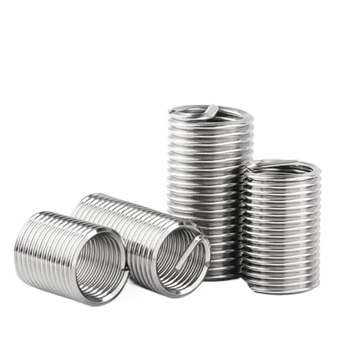 Image of Screw Bushing Thread Repair Insert,5pcs M24*3 * 1D~2D Wire Stainless Steel 304 Sleeve, M24 Helicoil Inserts(M24x3x1.5D)