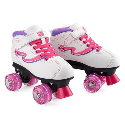 Image of Xootz Disco Quad Skate, Roller Skates with LED Wheels
