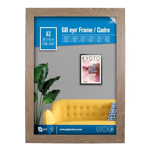 Image of GB Eye Contemporary Wooden Oak Picture Frame - A3-29.7 x 42cm