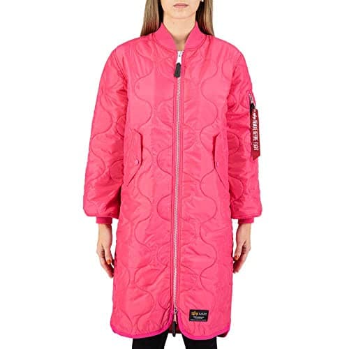 Image of ALPHA INDUSTRIES Women's MA-1 ALS Coat Wmn Jacket, 651-magenta,