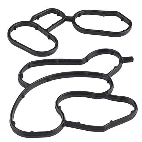 Image of EVGATSAUTO Engine Oil Filter Housing Seal Gasket, oil cooler seal, Oil Filter Housing Seal 11427508971 11427508970 e90 e46 e60 Engine Cooler Gasket filter housing gasket