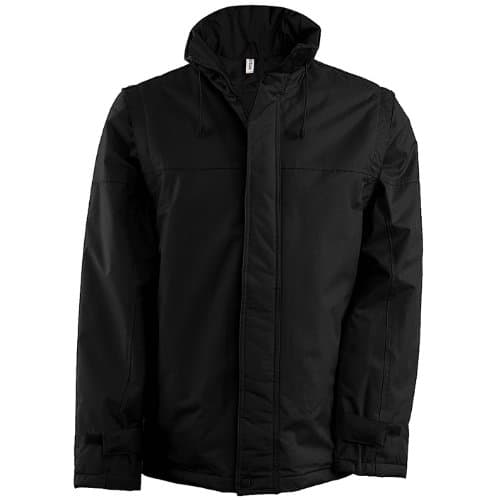 Image of Kariban Mens Zip-Off Sleeve Jacket (3XL) (Black/Black)