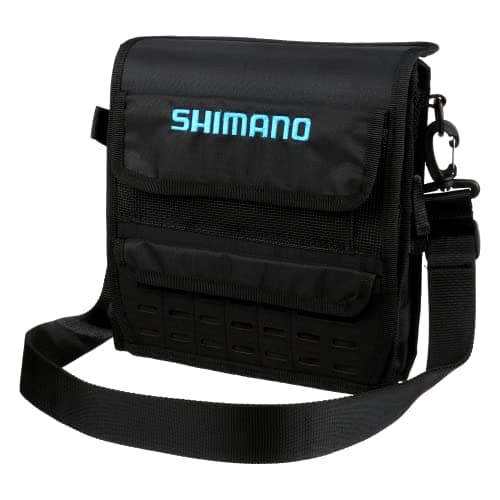 Image of Shimano Bluewave Surf Bags Fishing Gear, Black/Blue, LG