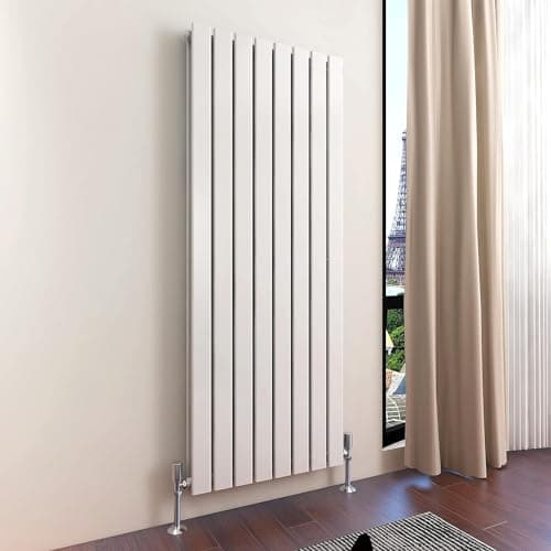 Image of Vertical Radiator Double Flat Panel 1600x544mm Designer Vertical Radiator(White)