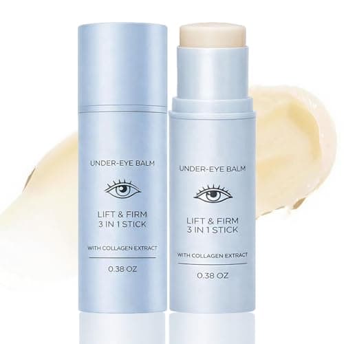 Image of Luxes Korean Under Eye Balm, Luxes Under Eye Balm Stick, Hydrating Korean Eye Cream Stick For Mature Skin, Firming and Smoothing Eye Care, with Collagen Extract, Reduces Fine Lines & Eye Bags (2PCS)
