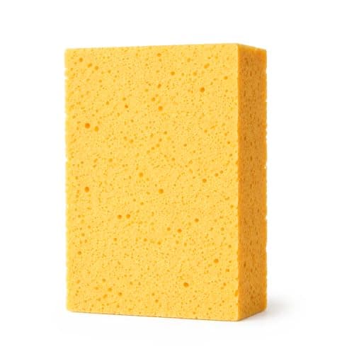 Image of Large Cellulose Sponges 6x4" Big Sponges for Cleaning Heavy Duty Sponge for Car Washing Kitchen Bathroom Cleaning Boat Bail Pop Up Eco Sponge