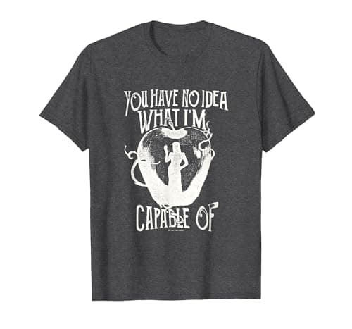 Image of Once Upon a Time What I'm Capable of T-Shirt, Men, Dark Heather Grey, Medium
