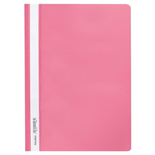 Image of OFFICE CENTRE 20 x Pink A4 Presentation Project Folders Report Document Organiser Holder Case 2 Prong Display Paperwork